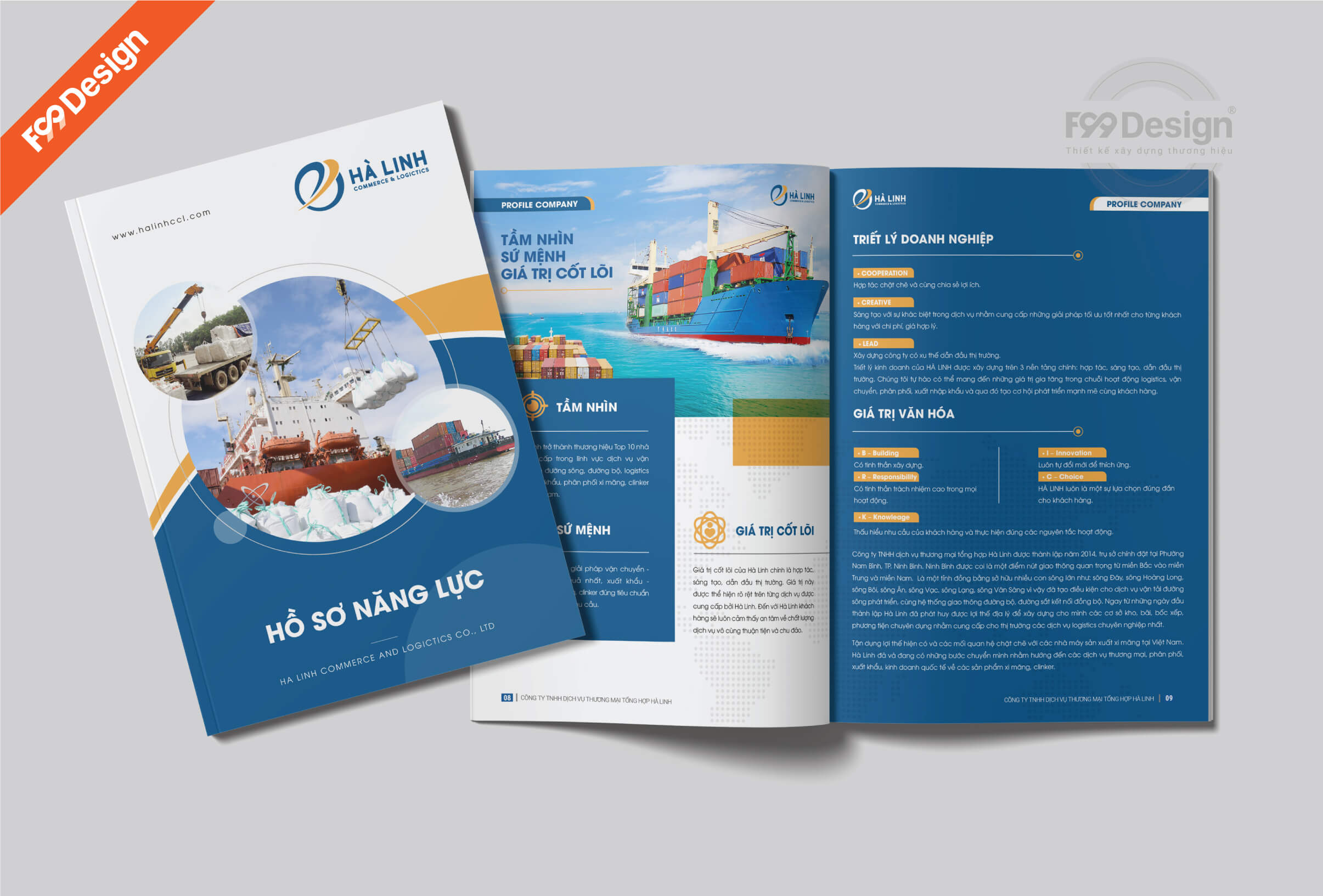 hồ sơ năng lực logistics - bìa Profile