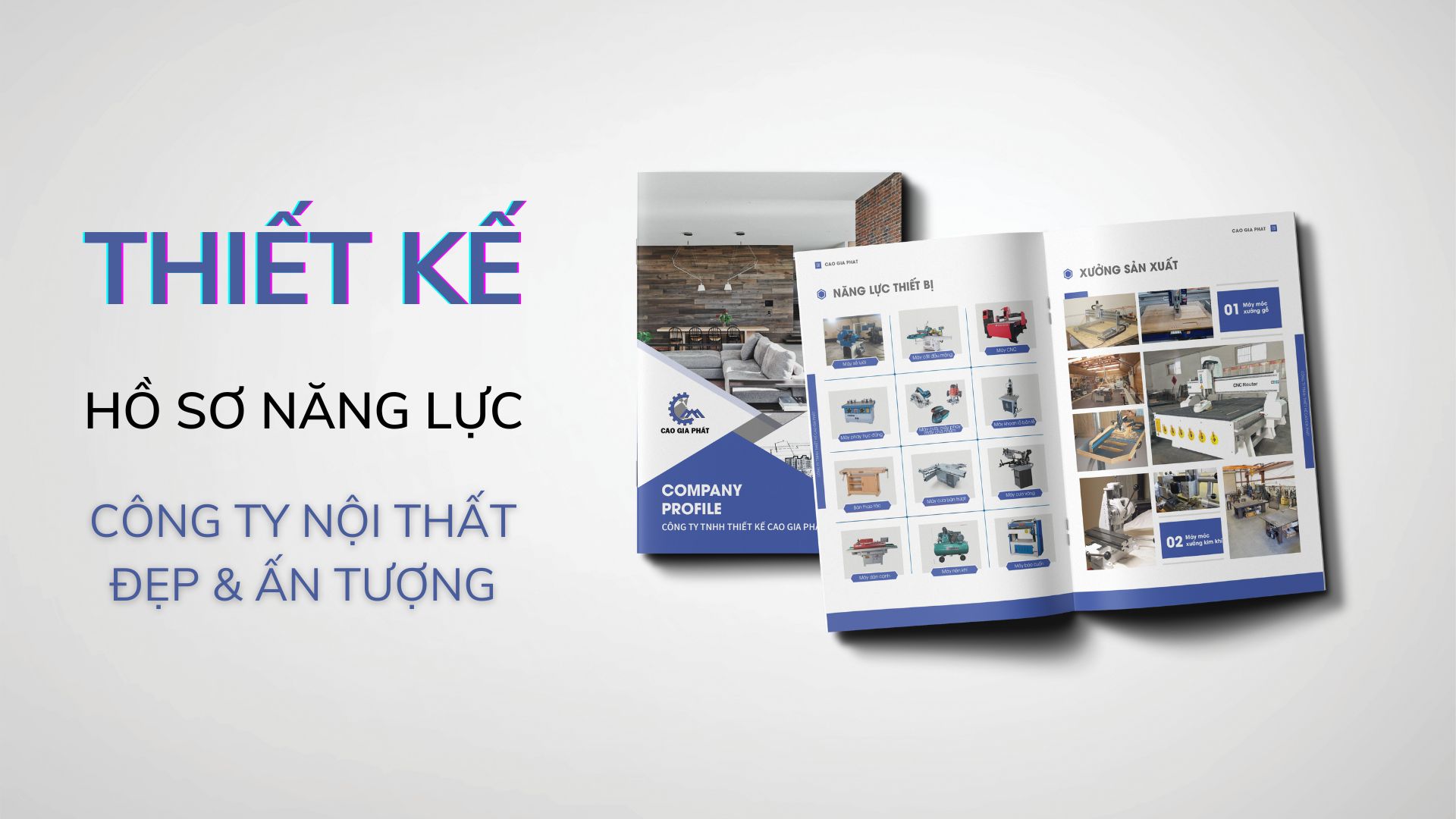 Thiết kế hồ sơ năng lực công ty nội thất đẹp & ấn tượng