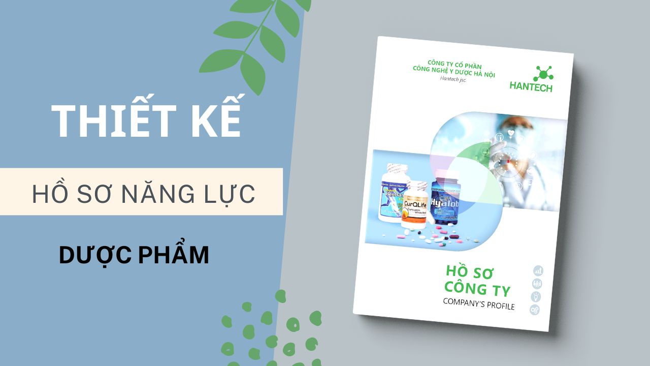 Thiết kế hồ sơ năng lực công ty dược