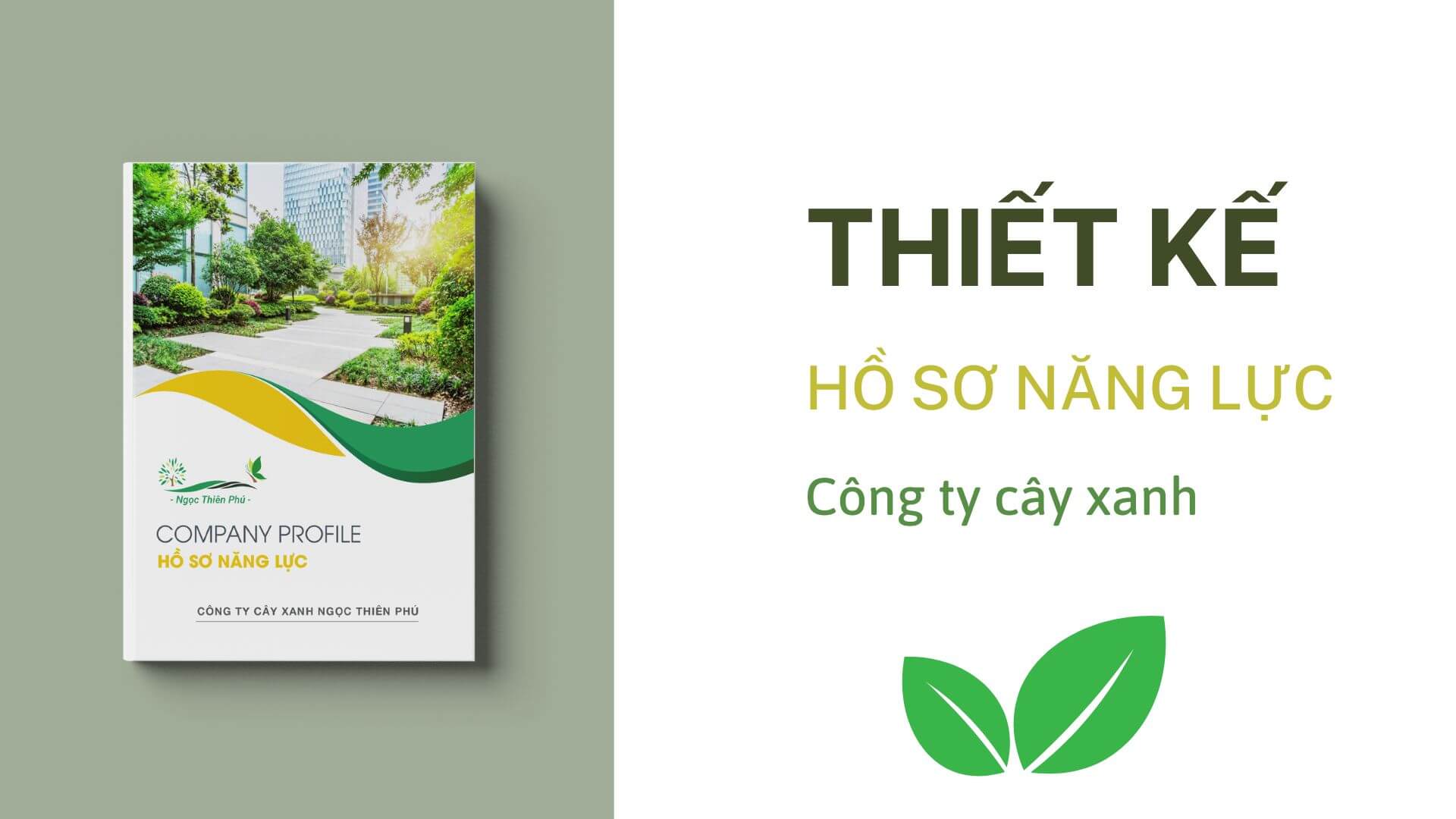 Thiết kế profile công ty cây xanh chuẩn thầu