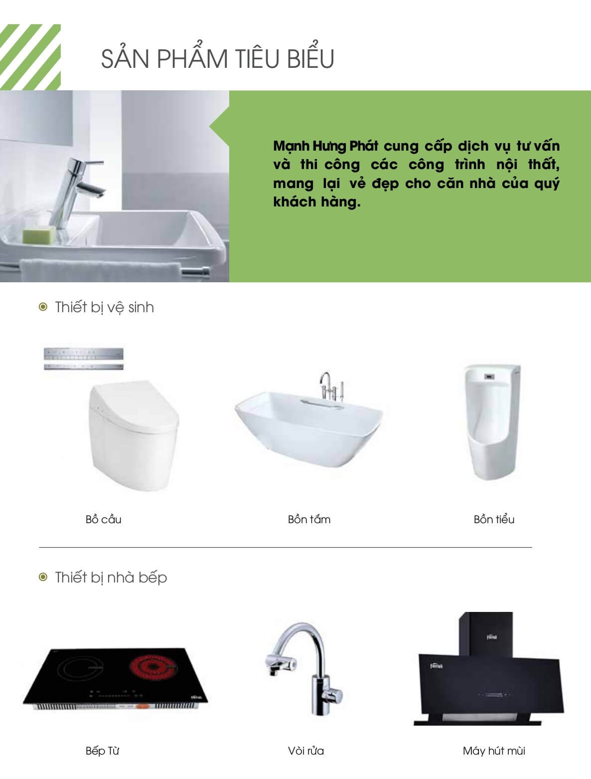 Sản phẩm tiêu biểu