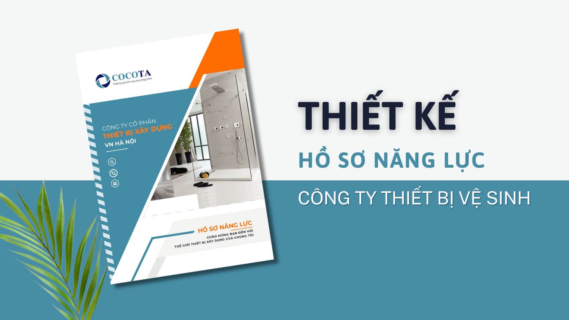 Thiết kế hồ sơ năng lực công ty thiết bị vệ sinh